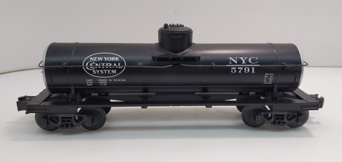 MTH 30-7310 O Gauge New York Central Semi-Scale Tank Car #5791 LN/Box
