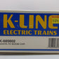 K-Line K685602 O Gauge Atchison, Topeka & Santa Fe Boom Car LN/Box
