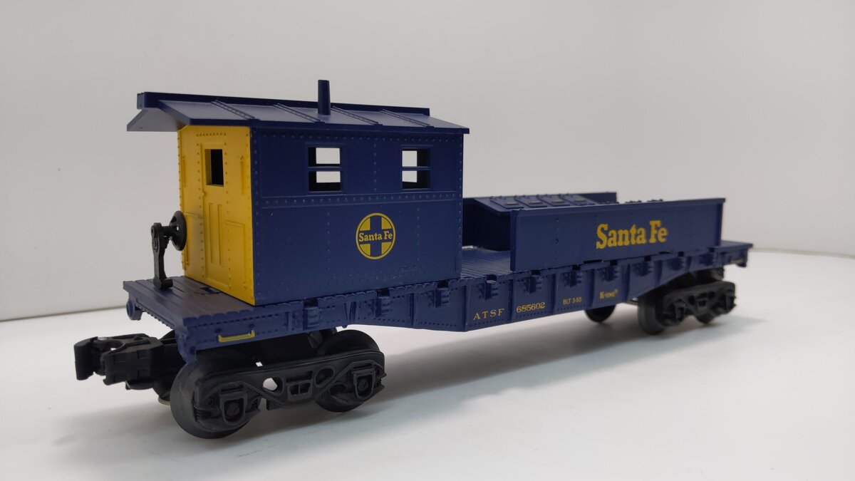 K-Line K685602 O Gauge Atchison, Topeka & Santa Fe Boom Car LN/Box