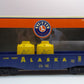 Lionel 6-26019 O Gauge Alaska Railroad Gondola w/Canisters #13801 LN/Box