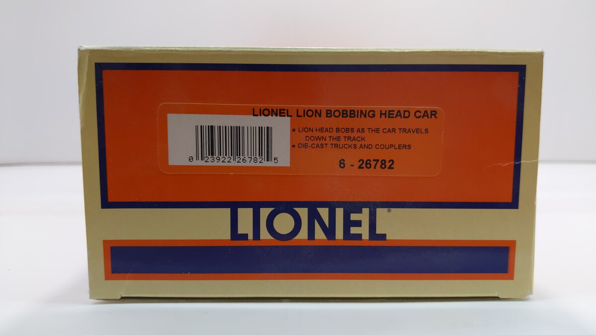 Lionel 6-26782 O Gauge Lion Bobbing Head Car LN/Box