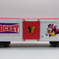 Lionel 6-36257 O Gauge Disney Mickey Mouse Hi-Cube Boxcar LN/Box