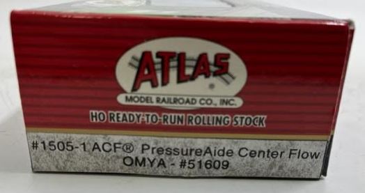 Atlas 1505-1 HO Scale OMYA ACF PressureAide Center Flow Hopper #51609 MT/Box