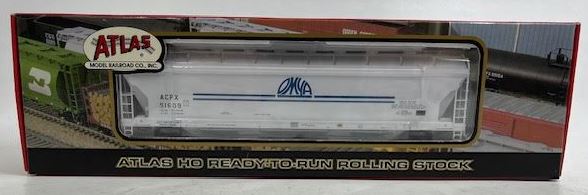 Atlas 1505-1 HO Scale OMYA ACF PressureAide Center Flow Hopper #51609 MT/Box