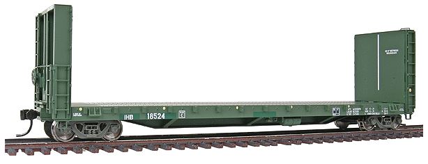 Walthers 932-40064 HO Scale IHB Canadian 50' Bulkhead Flat Car #18524 LN/Box