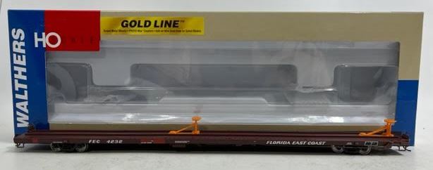 Walthers 932-40827 HO Scale Florida East Coast All-Purpose 89' Flatcar #4232 LN/Box