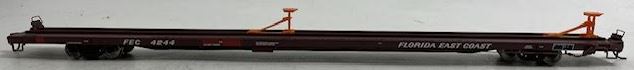 Walthers 932-40828 HO Scale FEC TTWX Flat Car #4244 with P-S Hitches LN/Box
