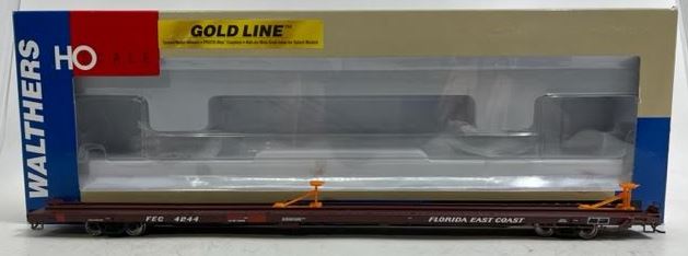 Walthers 932-40828 HO Scale FEC TTWX Flat Car #4244 with P-S Hitches LN/Box