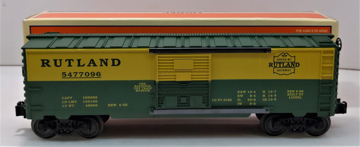 Lionel 6-16811 O Gauge Rutland TCA Boxcar #5477096 LN/Box