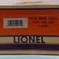 Lionel 6-52271 O Gauge National Toy Train Museum Work Train Flat Car #1957 LN/Box