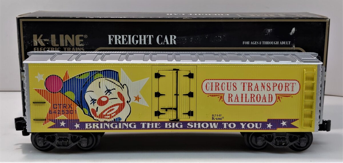 K-Line K642-5301 O Circus Woodside Refrigerator Car LN/Box