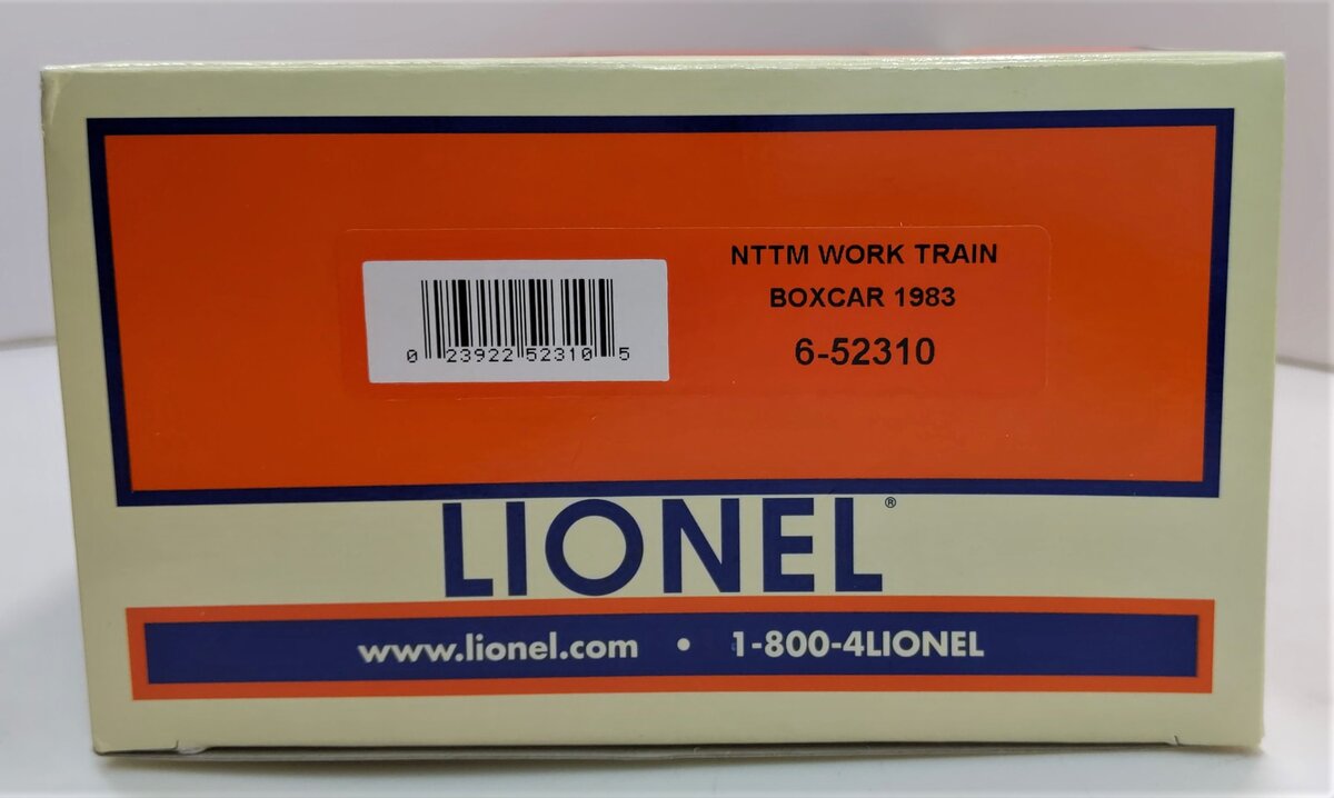 Lionel 6-52310 O Gauge TCA NTTM Work Train Box Car #1983 NIB