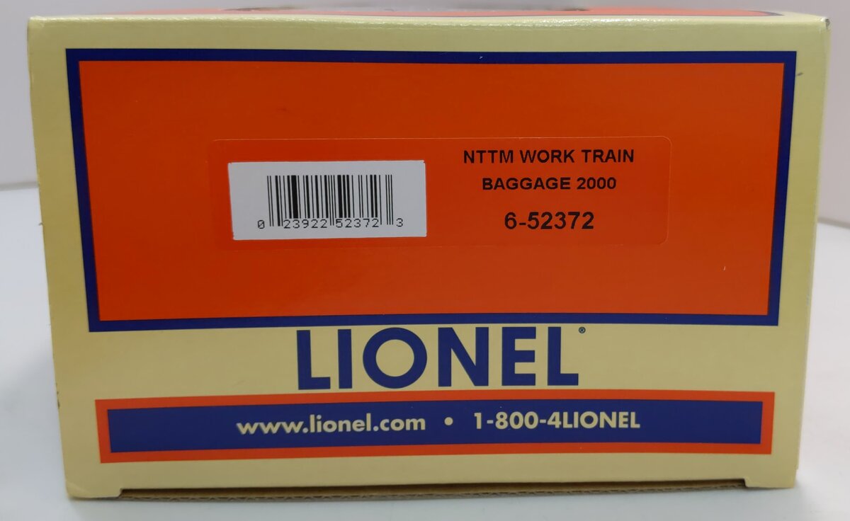 Lionel 6-52372 O Gauge NTTM-2000 Work Train Baggage Car NIB