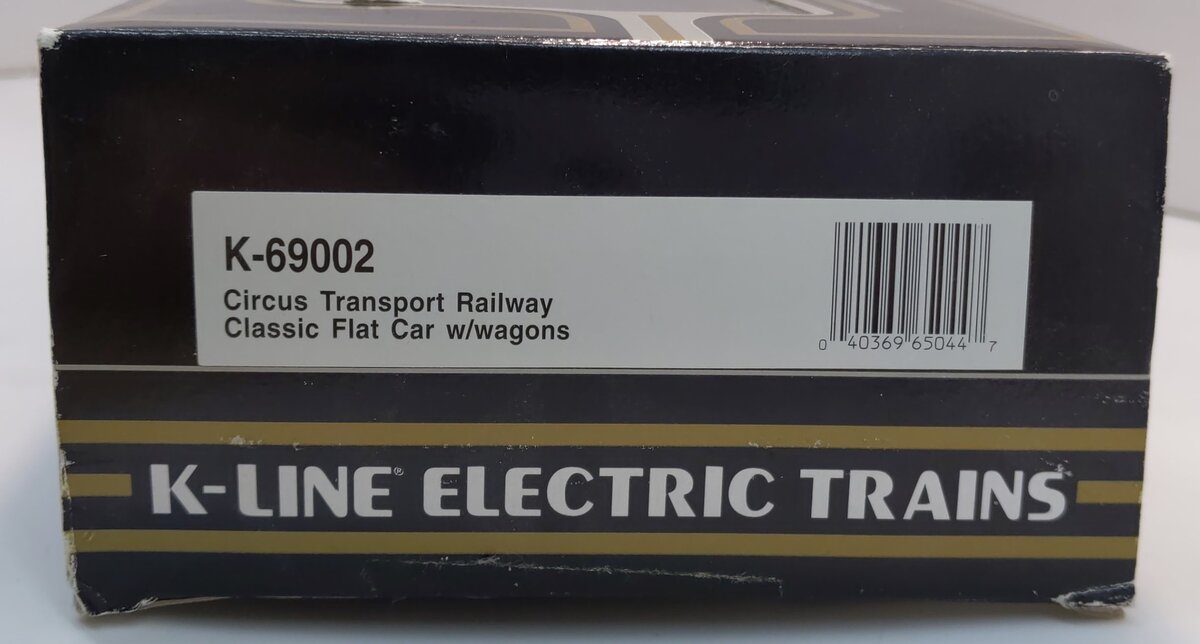 K-Line K69002 O Gauge Circus Transport Railway Car w/ Wagons LN/Box