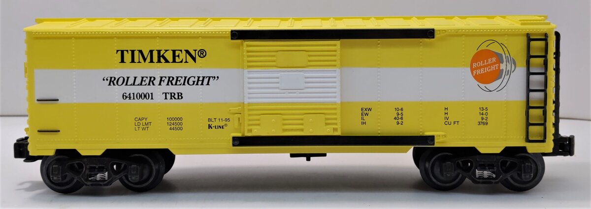 K-Line K641-0001 O Gauge Timken® Classic Boxcar LN/Box