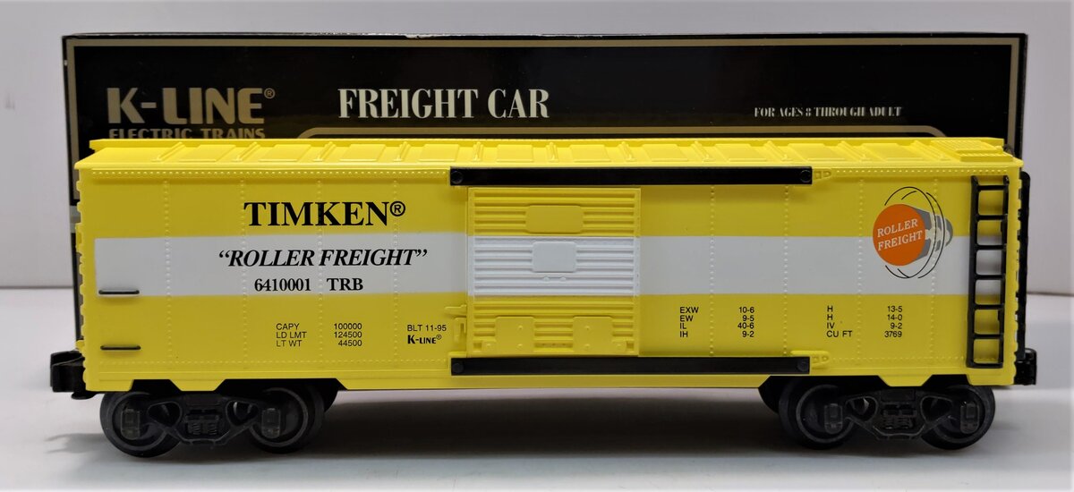 K-Line K641-0001 O Gauge Timken® Classic Boxcar LN/Box