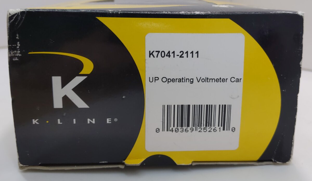 K-Line K7041-2111 O Gauge Union Pacific Operating Voltmeter Car #31747 EX/Box