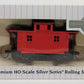 Bachmann 18449 HO Scale Unlettered Wood 4-Wheel Bobber Caboose (Red) LN/Box