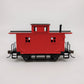 Bachmann 18449 HO Scale Unlettered Wood 4-Wheel Bobber Caboose (Red) LN/Box