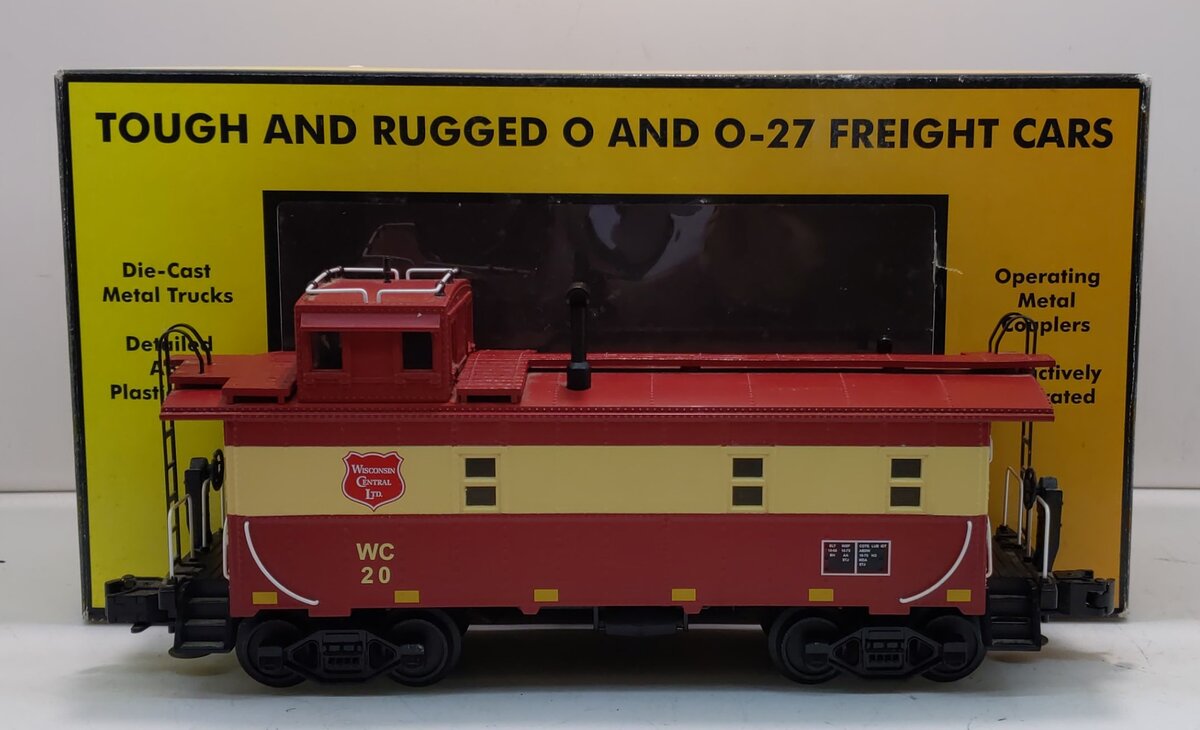 MTH 30-77004 Wisconsin Central Illuminated Steel Caboose NIB