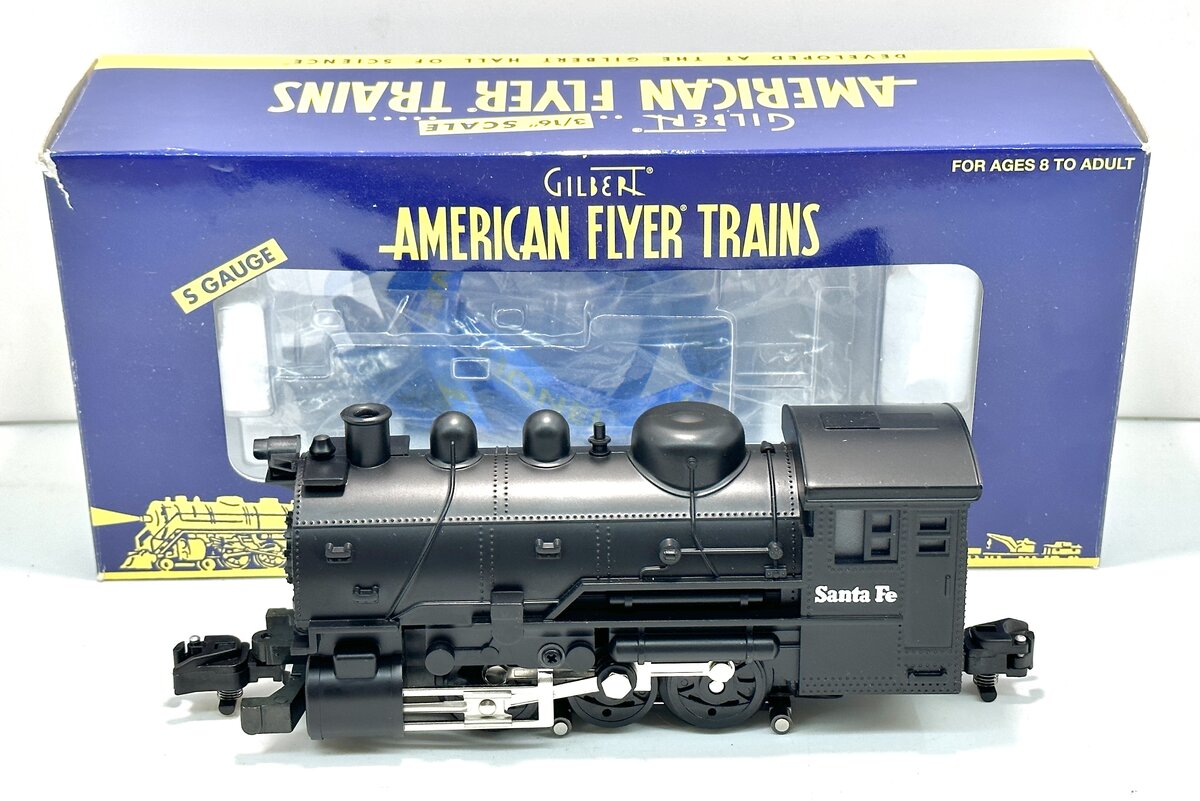 American Flyer 6-48040 S Gauge Santa Fe Dockside Steam Switcher NIB