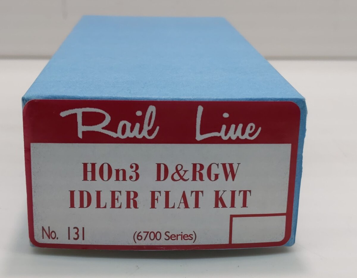 Rail Line 131 HOn3 6700 Series Denver & Rio Grande Western 30' Idler Flatcar Kit
