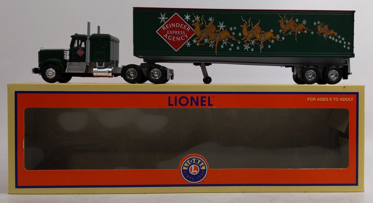 Lionel 6-14260 O Gauge Christmas Tractor Trailer Truck LN/Box
