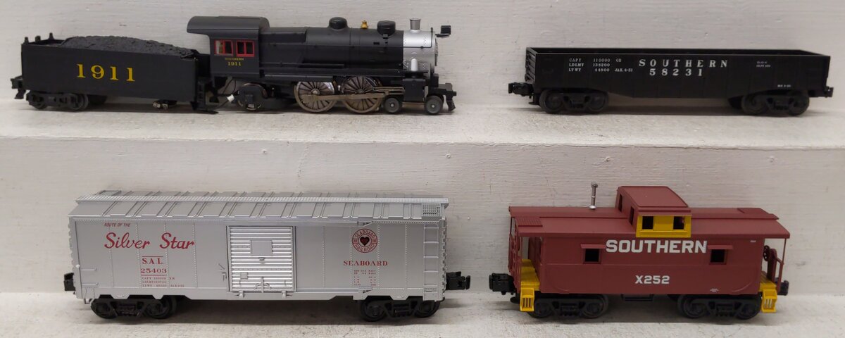 Atlas 1009001 Industrial Rail Southern Fast Freight O Diesel Gauge Train Set EX/Box