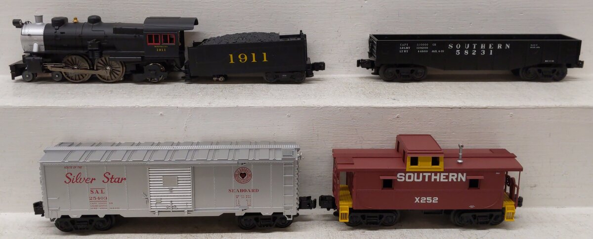 Atlas 1009001 Industrial Rail Southern Fast Freight O Diesel Gauge Train Set EX/Box