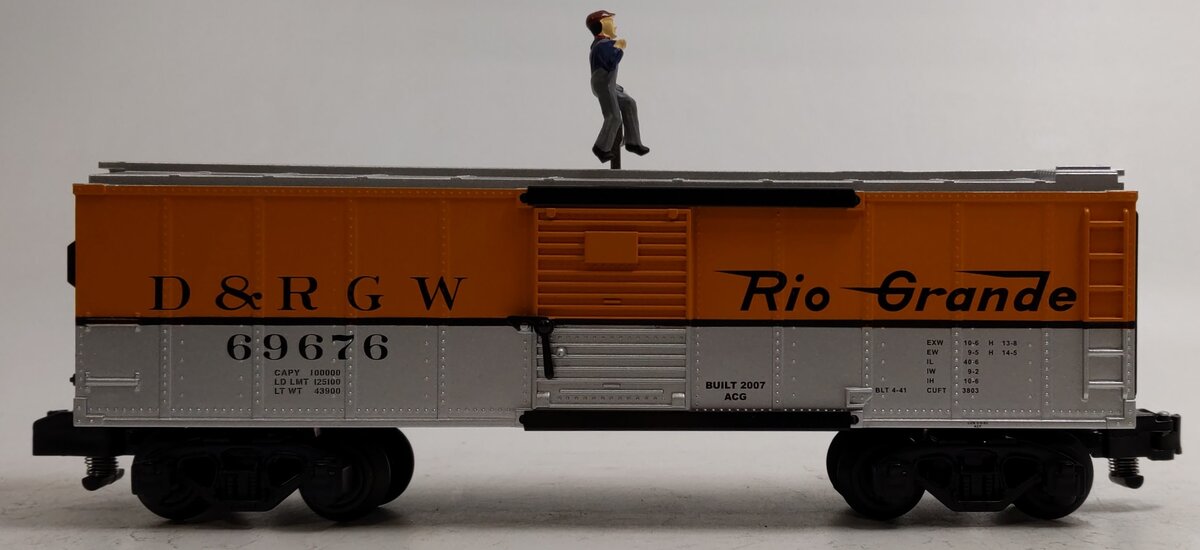 American Flyer 6-49038 S Gauge D&RGW Walking Brakeman Car #69676 LN/Box