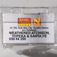 Micro-Trains 03044250 N ATSF Weathered 50' Rib Side Double Door Boxcar #18203 LN/Box