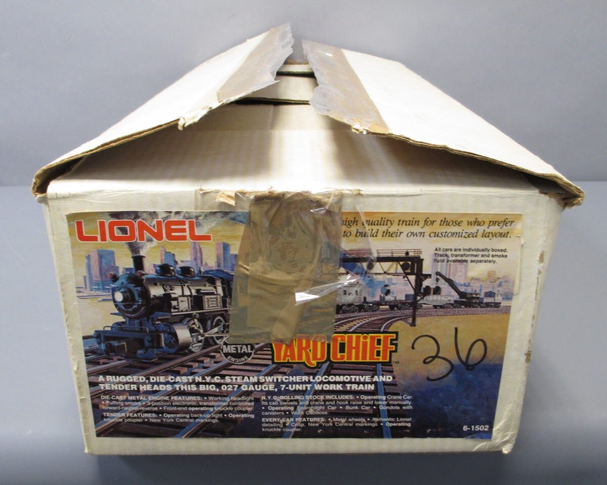 Lionel 6-1502 Lionel  O Gauge NYC Yard Chief Steam Freight Train Set NIB