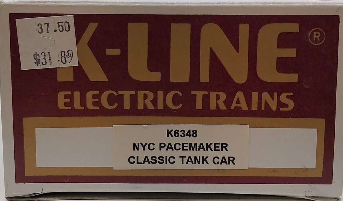 K-Line K6348 NYC Pacemaker Classic Tank Car LN/Box