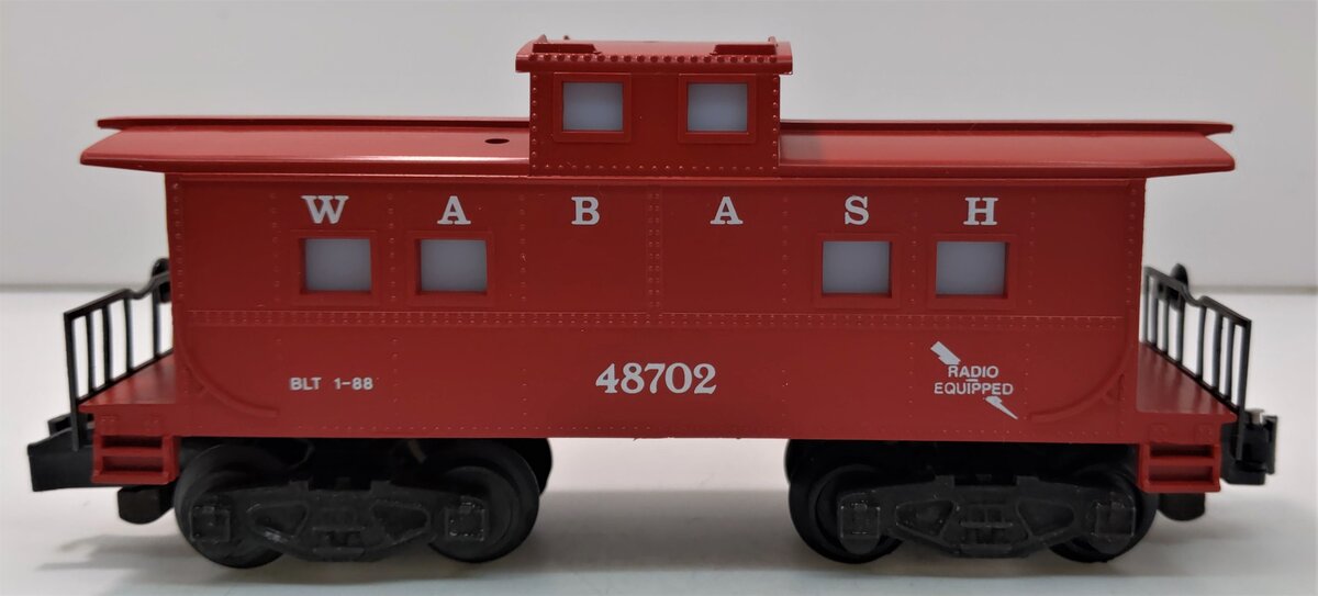 American Flyer 6-48702 S Scale Wabash Square Window Caboose LN/Box