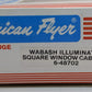 American Flyer 6-48702 S Scale Wabash Square Window Caboose LN/Box