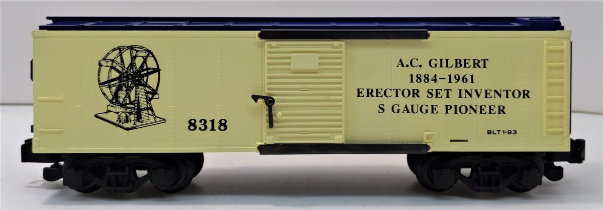 American Flyer 6-48318 S Gauge A.C. Gilbert Boxcar LN/Box