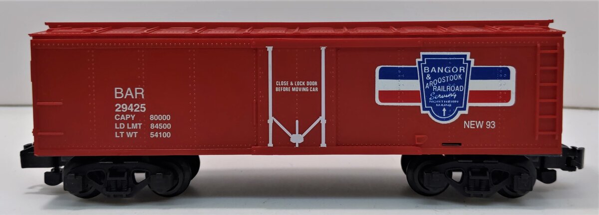 American Flyer 6-48316 S Gauge Bangor & Aroostook Refrigerator Car #29425 LN/Box