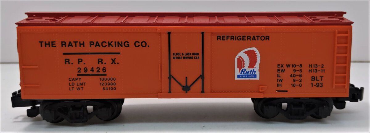 American Flyer 6-48317 S Gauge Rath Packing Refrigerator Car EX/Box
