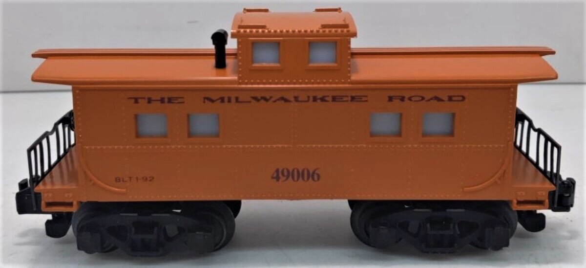 American Flyer 6-49006 S Gauge Milwaukee Road Caboose 49006 w/Operating Brakeman LN/Box