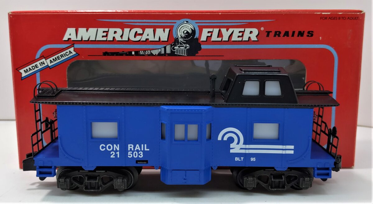 American Flyer 6-48710 S Scale Conrail Bay Window Caboose #21503 LN/Box