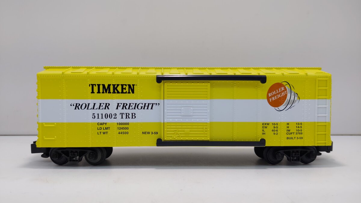 K-Line K511-002 S Gauge Timken Boxcar #511002 EX/Box