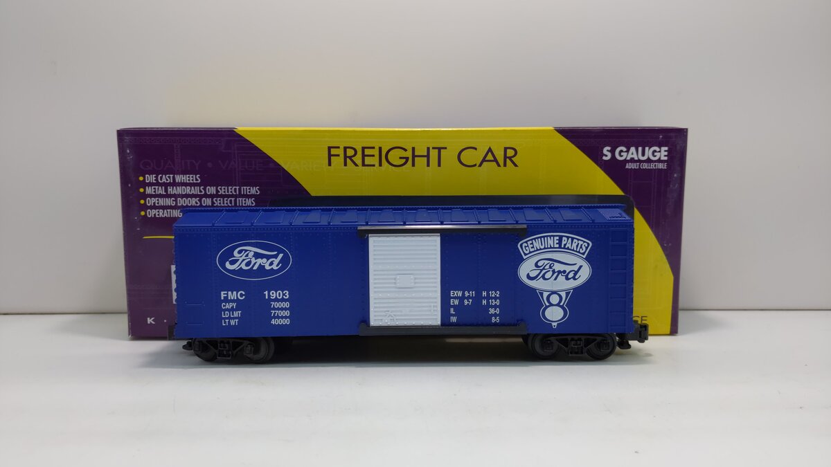 K-Line K511-001 S Gauge Ford Boxcar EX/Box
