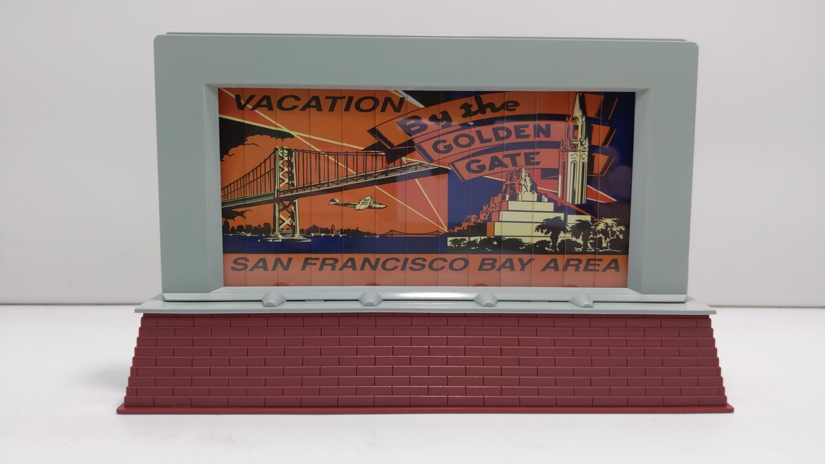 Lionel 6-14159 O Gauge New York/San Francisco Animated Billboard