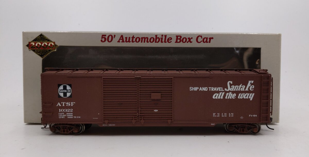 Proto 2000 30366 HO Scale AT&SF 50' Automobile Box Car #10322 LN/Box