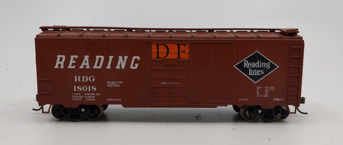 Athearn 70332 HO Reading 40' Box Car-Superior Door #18018 LN/Box