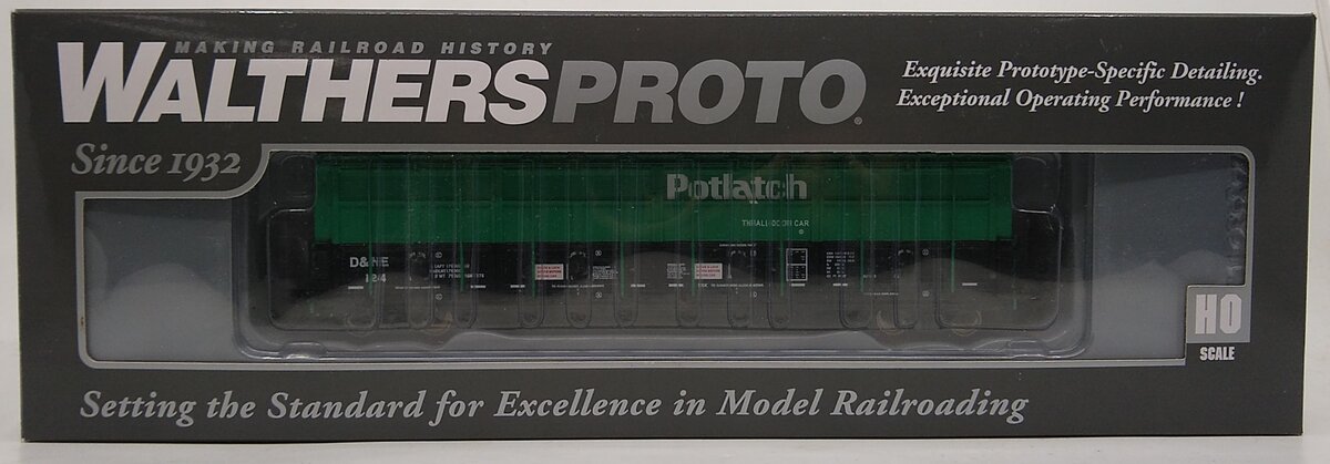 Walthers 920-101932 HO Potlatch 56' Thrall All-Door Boxcar #124 LN/Box