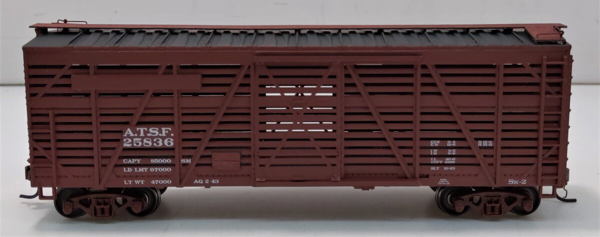 Athearn 75946 HO Santa Fe 40' Stock Car #25836