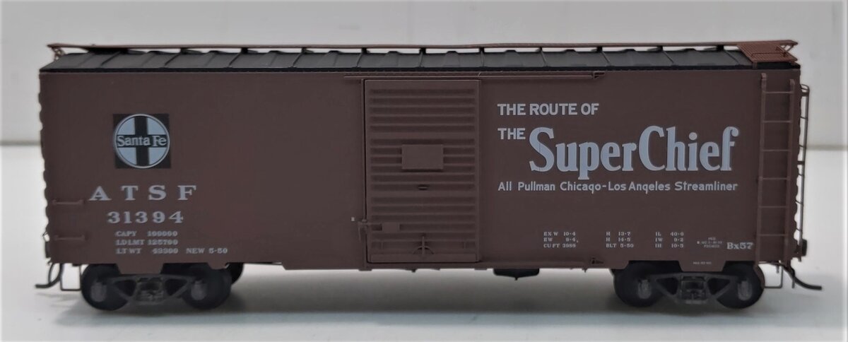 Kadee 4055 HO Scale ATSF Super Chief 40' PS-1 Boxcar w/Scale Coupler #31394 LN/Box