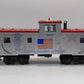 K-Line K613-7471 O 13 Colonies Extended Lighted Caboose #6137471 NIB