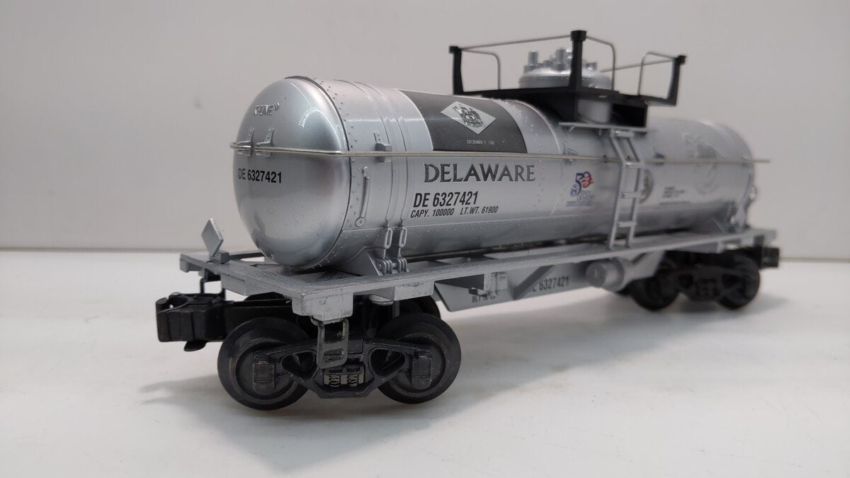 K-Line K632-7421 O Gauge Delaware Quarter Tank Car LN/Box